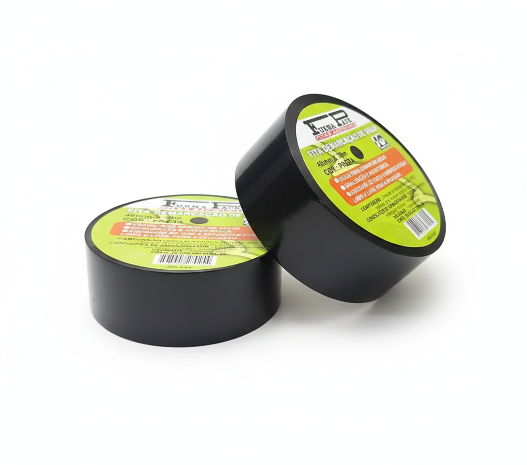 Fita PVC Preta (Kit com 2)